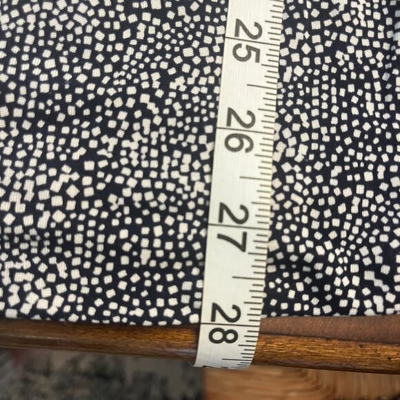 Tory Burch Blue & White Silk Beaded Print Blouse Tunic Top S - Picture 4 of 8